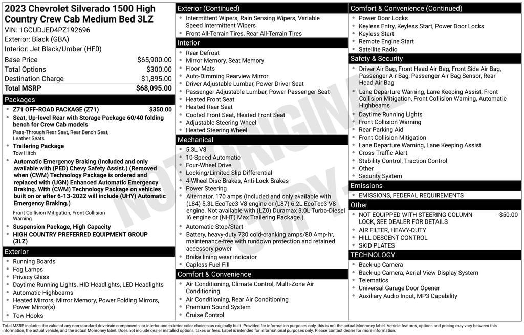 Thumbnail: 2023 Chevrolet Silverado 1500 - 4