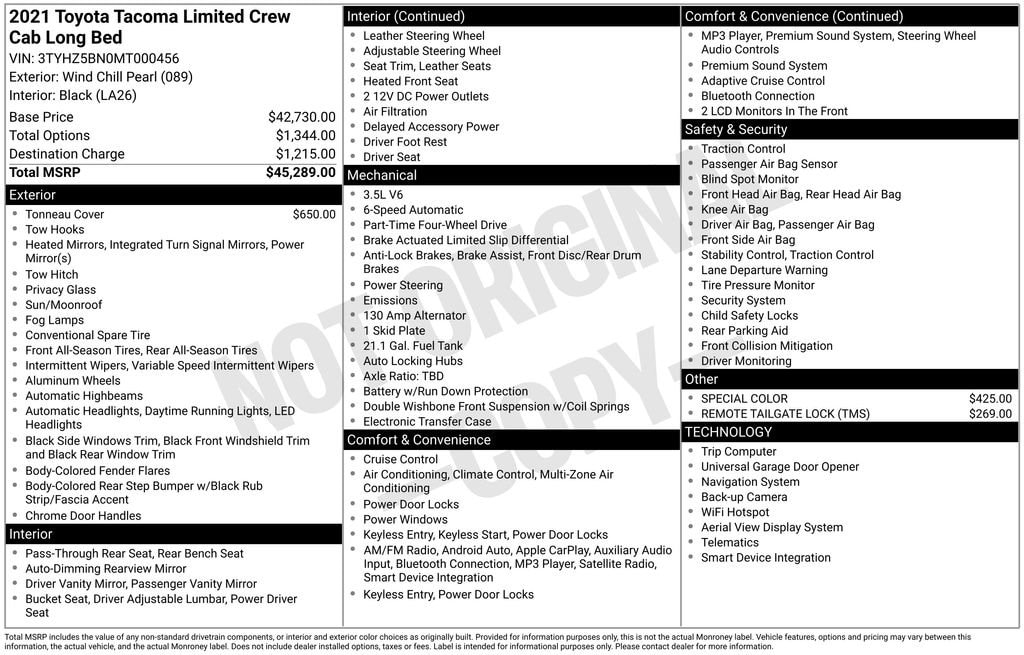 Thumbnail: 2021 Toyota Tacoma - 4