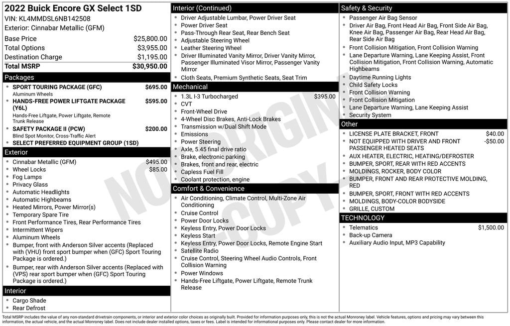 Thumbnail: 2022 Buick Encore GX - 4