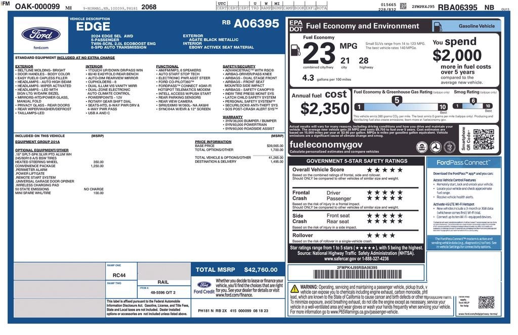Thumbnail: 2024 Ford Edge - 4