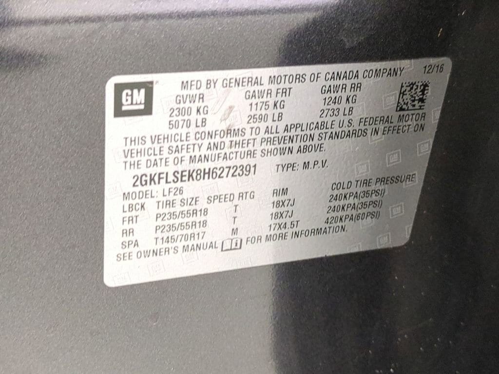 2017 GMC Terrain SLE 35