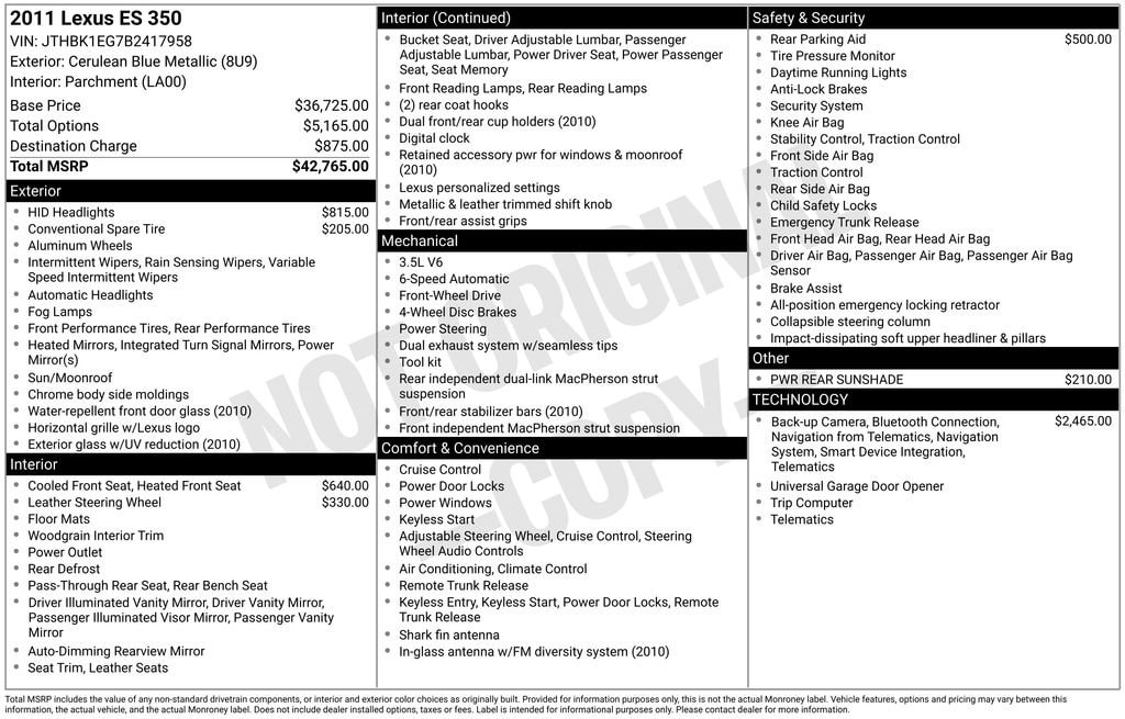 Thumbnail: 2011 Lexus ES - 4