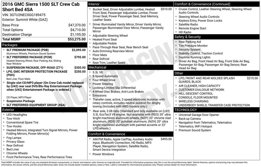 Thumbnail: 2016 GMC Sierra 1500 - 4