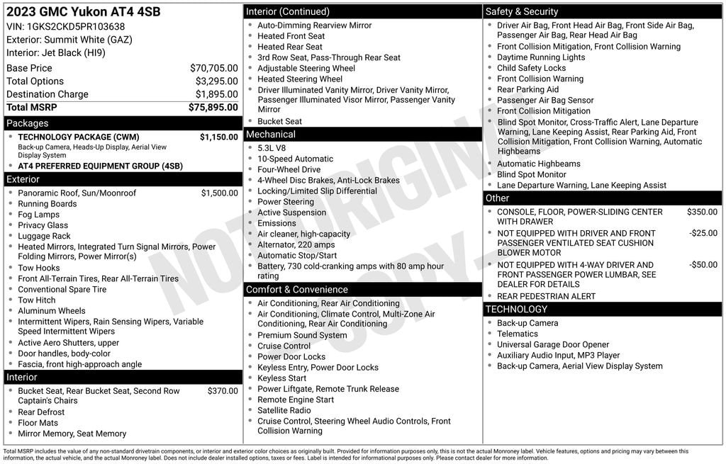 Thumbnail: 2023 GMC Yukon - 4