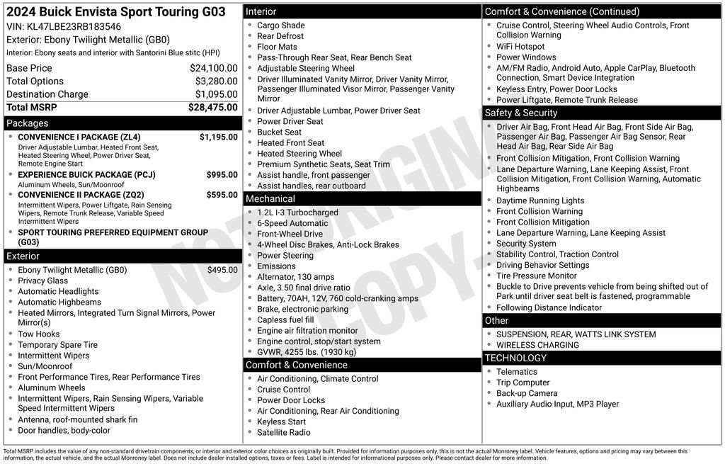 Thumbnail: 2024 Buick Envista - 4