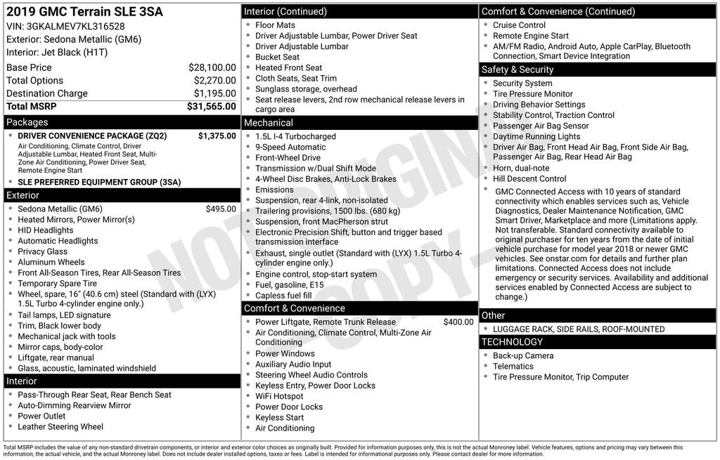 Thumbnail: 2019 GMC Terrain - 4