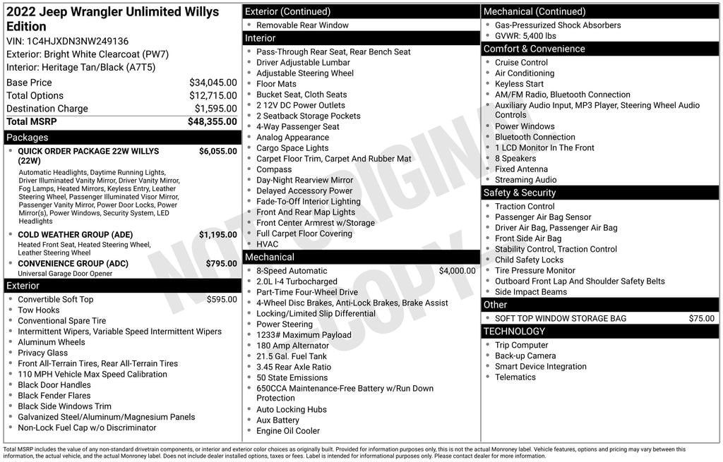 Thumbnail: 2022 Jeep Wrangler - 4