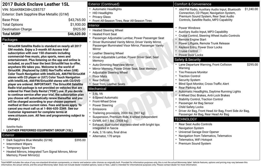 Thumbnail: 2017 Buick Enclave - 2