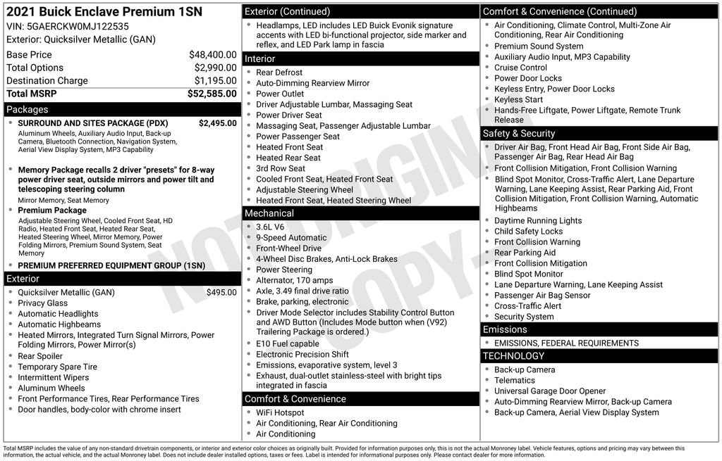 Thumbnail: 2021 Buick Enclave - 4