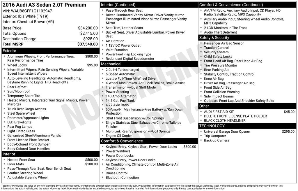 Thumbnail: 2016 Audi A3 - 2