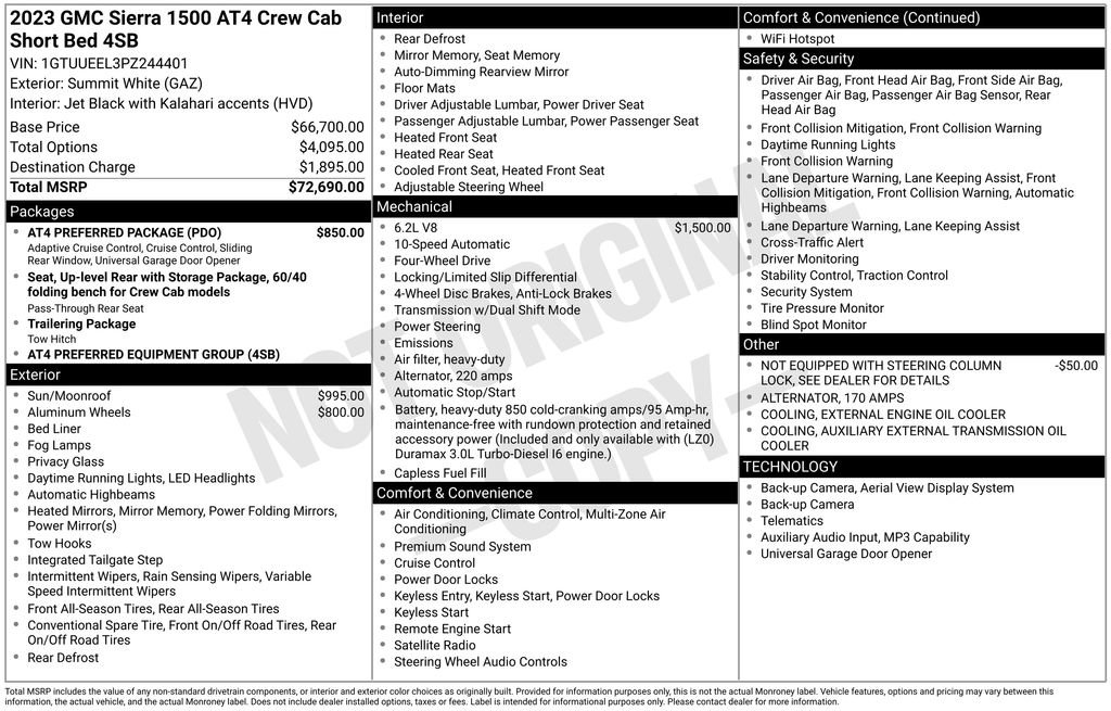 Thumbnail: 2023 GMC Sierra 1500 - 4