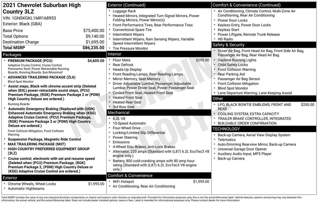 Thumbnail: 2021 Chevrolet Suburban - 4