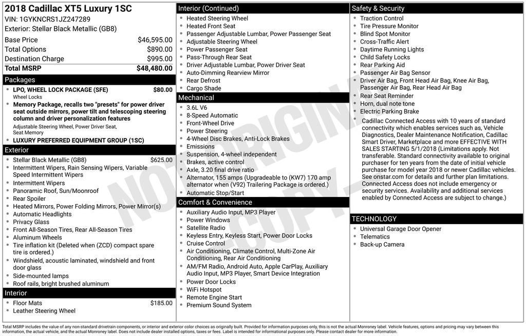 Thumbnail: 2018 Cadillac XT5 - 4