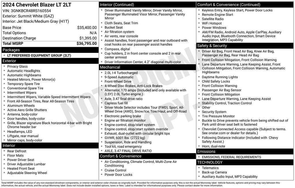 Thumbnail: 2024 Chevrolet Blazer - 4