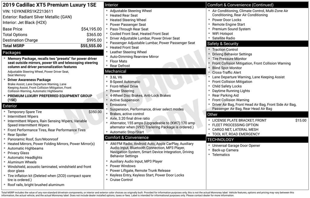 Thumbnail: 2019 Cadillac XT5 - 2