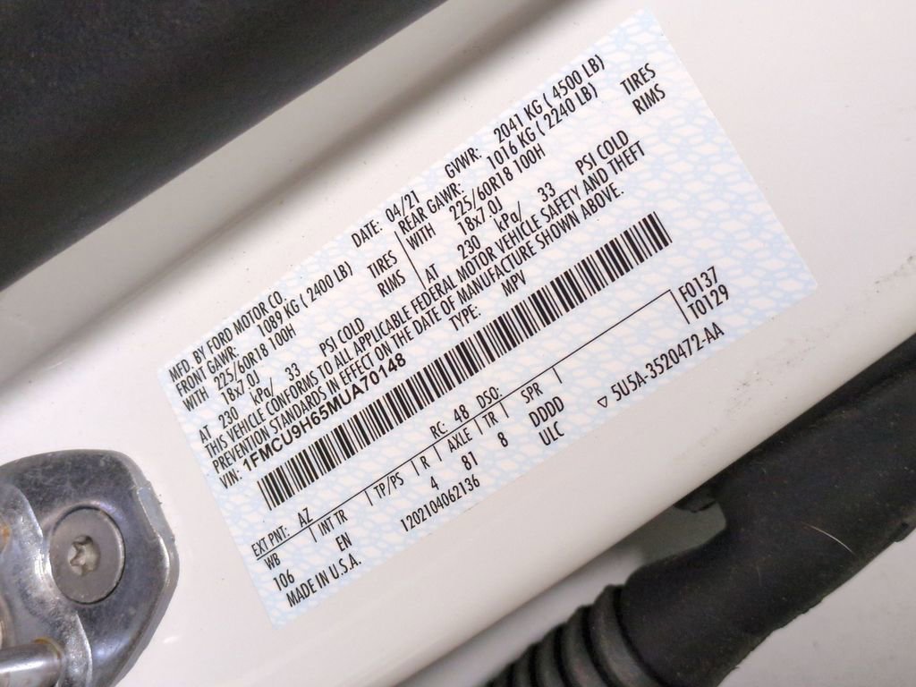 2021 Ford Escape SEL 34