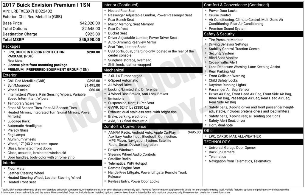 Thumbnail: 2017 Buick Envision - 4