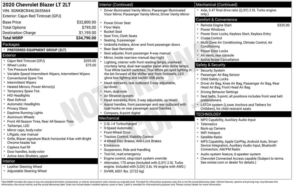 Thumbnail: 2020 Chevrolet Blazer - 2