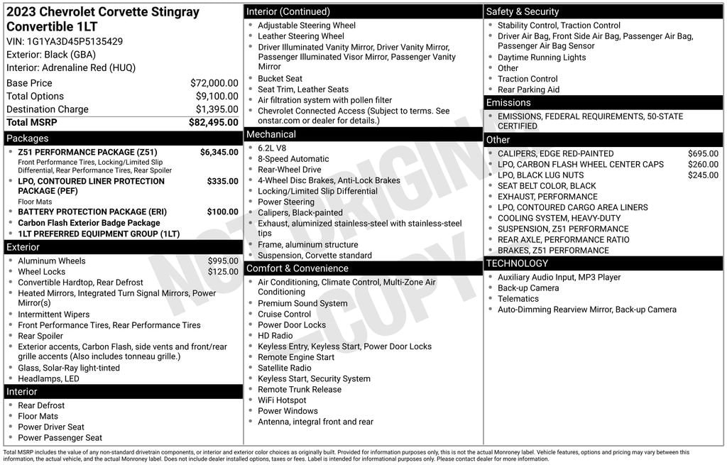 Thumbnail: 2023 Chevrolet Corvette - 4