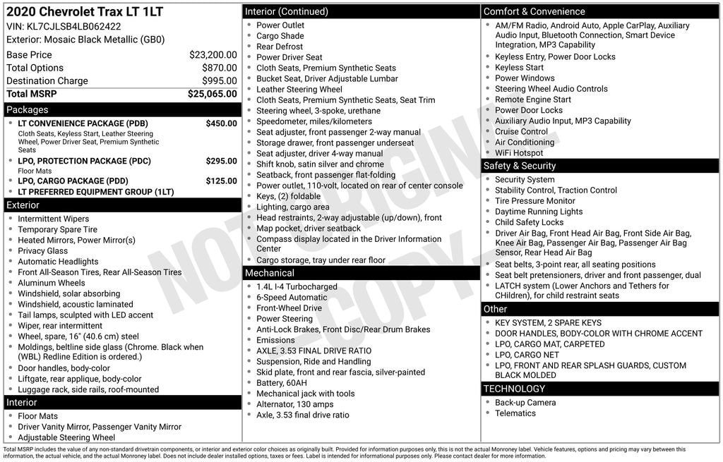 Thumbnail: 2020 Chevrolet Trax - 4