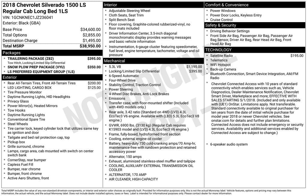 Thumbnail: 2018 Chevrolet Silverado 1500 - 4