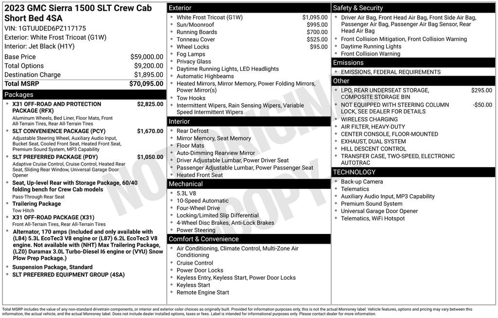 Thumbnail: 2023 GMC Sierra 1500 - 4