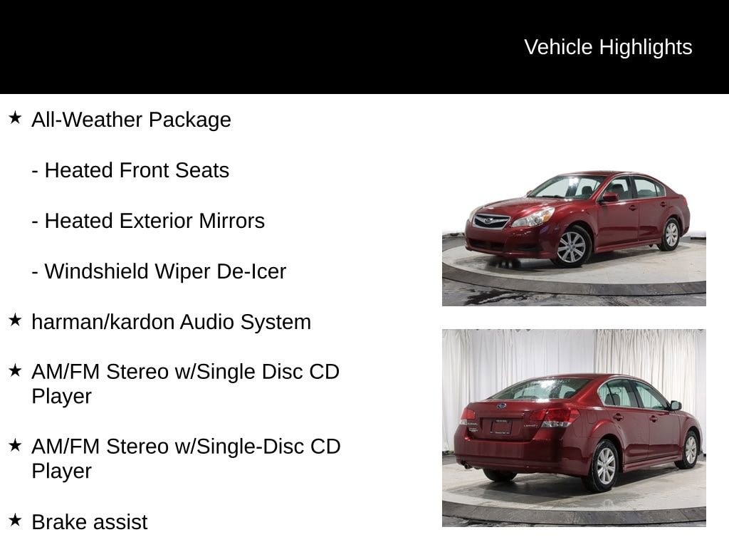 Thumbnail: 2012 Subaru Legacy - 7