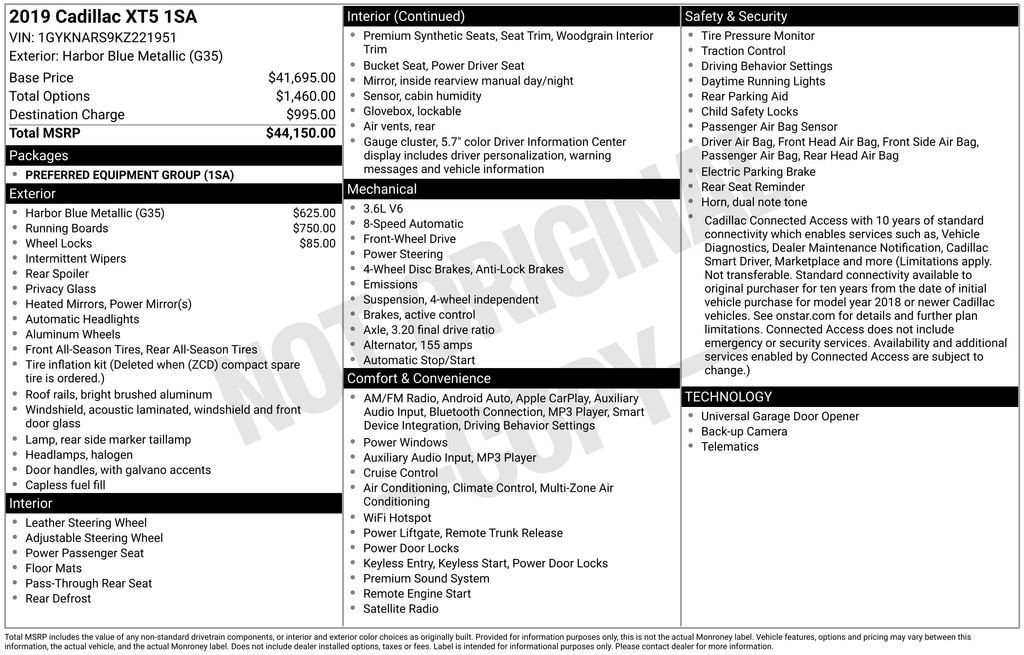 Thumbnail: 2019 Cadillac XT5 - 4