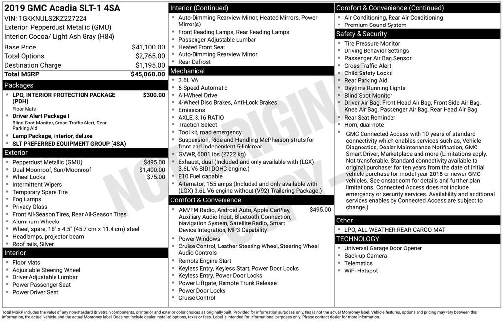 Thumbnail: 2019 GMC Acadia - 4