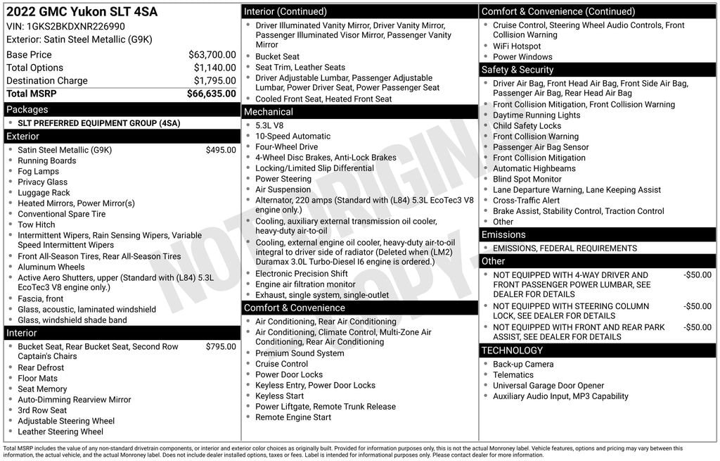 Thumbnail: 2022 GMC Yukon - 4