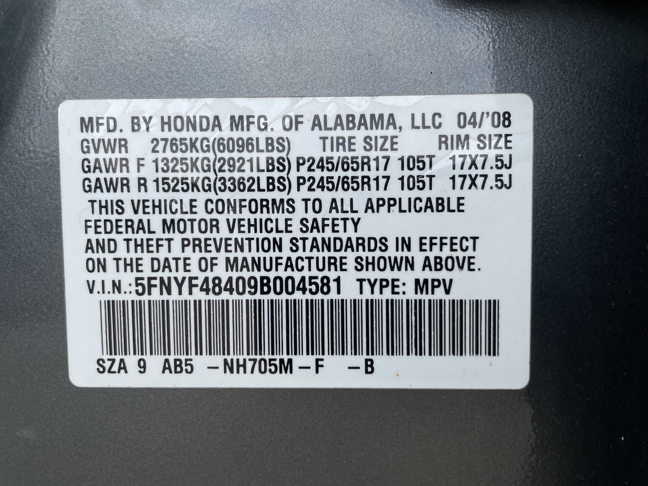 Thumbnail: 2009 Honda Pilot - 30