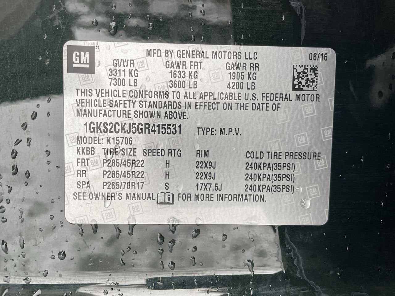 Thumbnail: 2016 GMC Yukon - 39