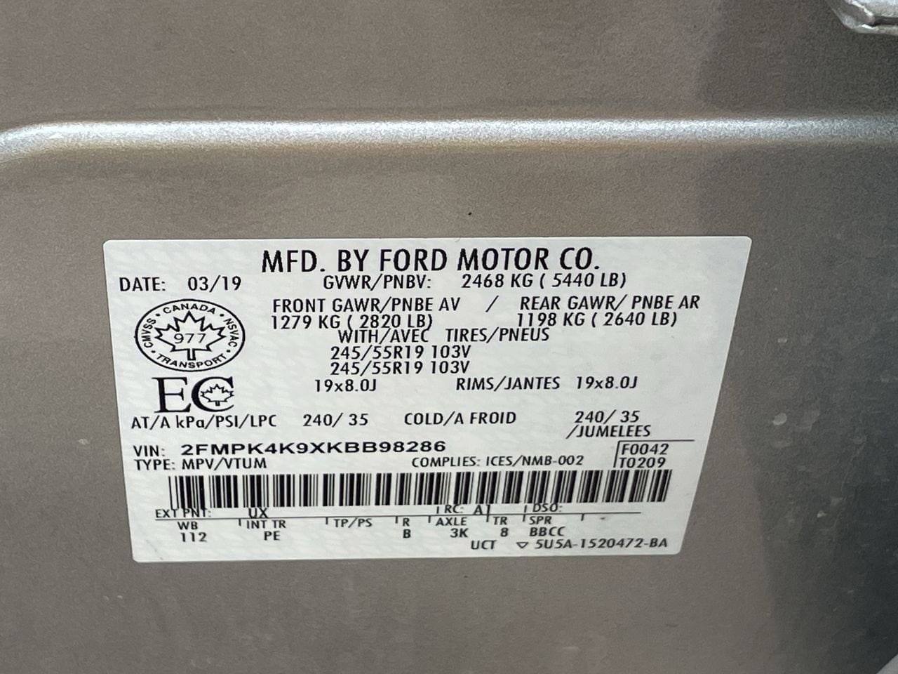 Thumbnail: 2019 Ford Edge - 35