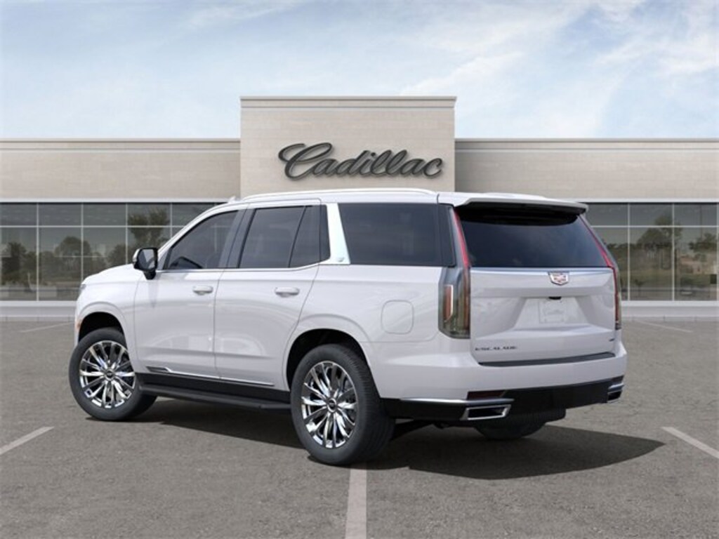 New 2024 CADILLAC Escalade SUV Premium Luxury Crystal White Tricoat For