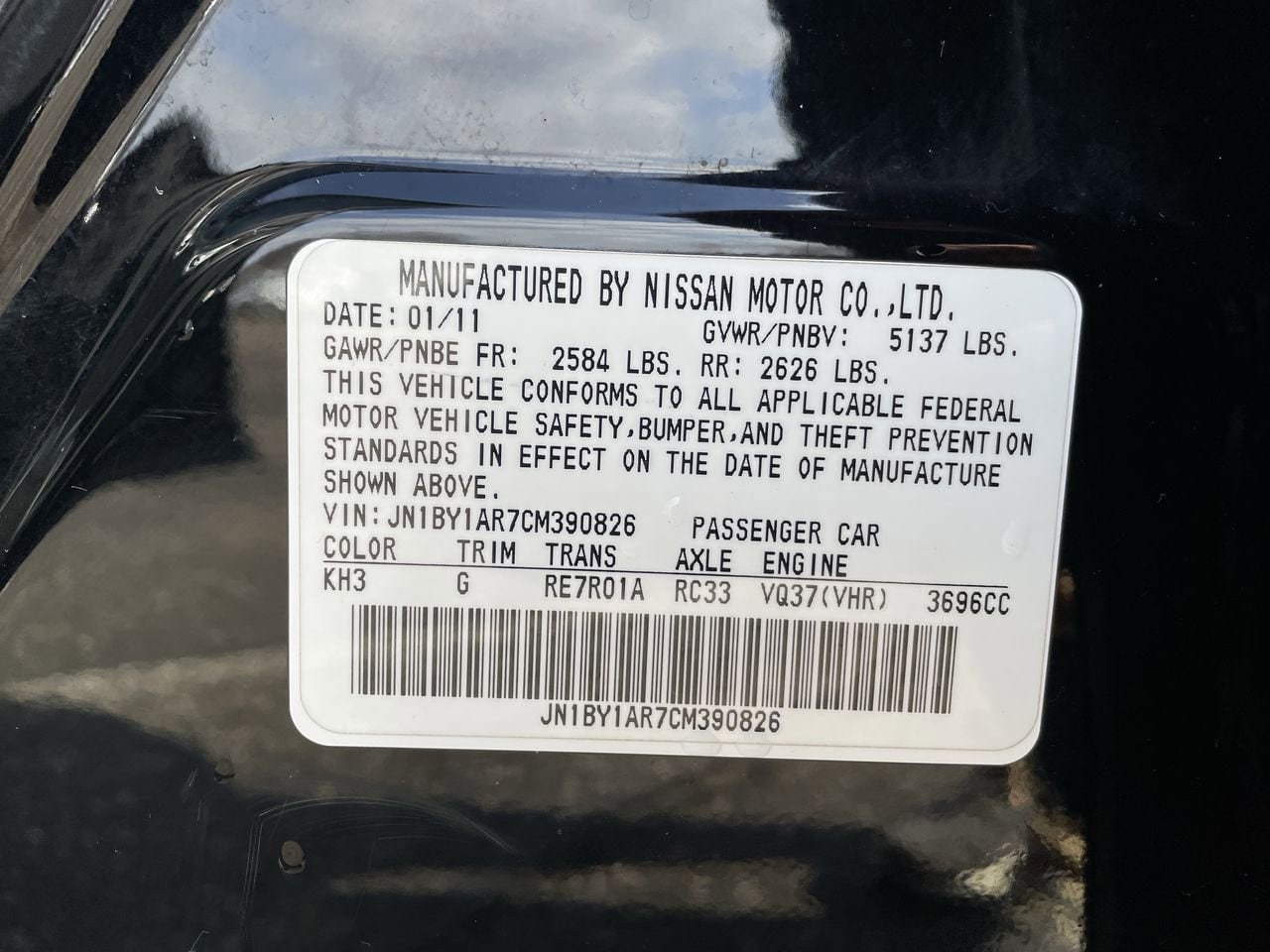 Thumbnail: 2012 INFINITI M37 - 30