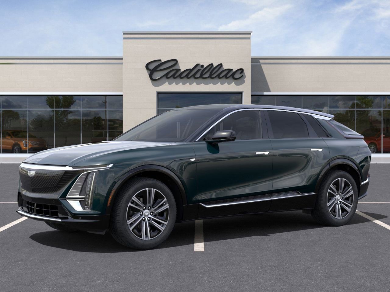 Used 2025 Cadillac LYRIQ Luxury 1 with VIN 1GYKPNRL8SZ311487 for sale in Plymouth, MI