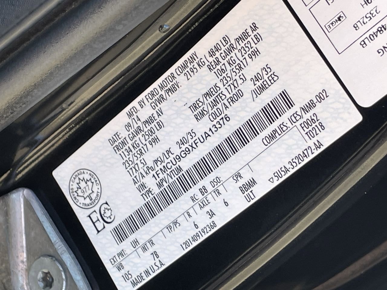 Thumbnail: 2015 Ford Escape - 28