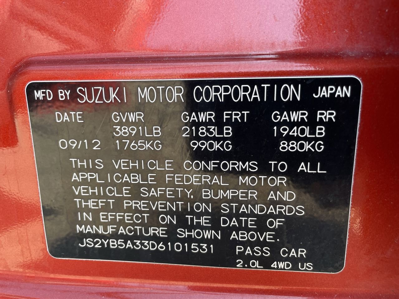 Thumbnail: 2013 Suzuki SX4 - 27