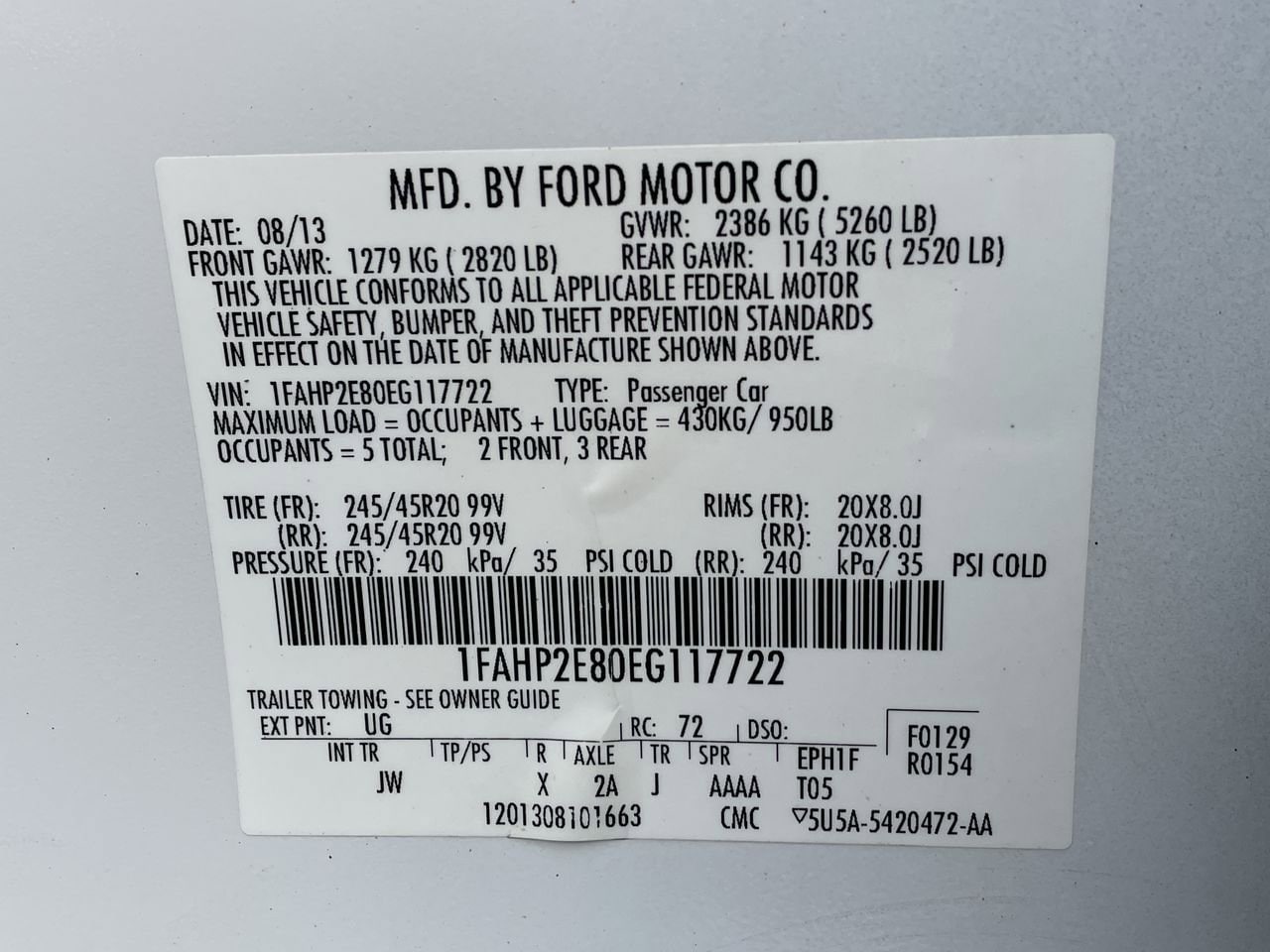 Thumbnail: 2014 Ford Taurus - 30