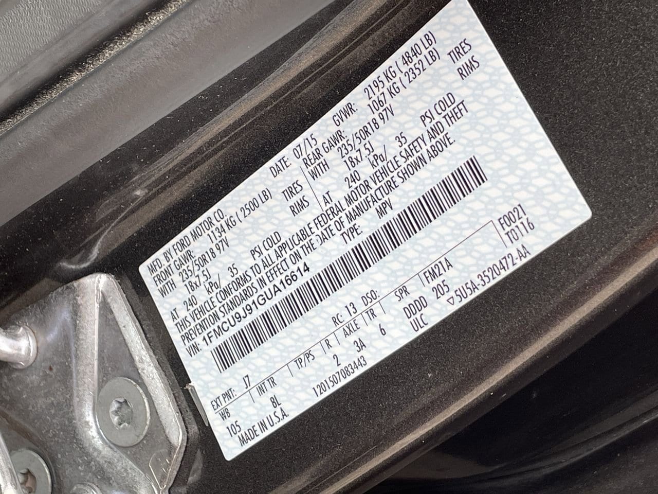 Thumbnail: 2016 Ford Escape - 33