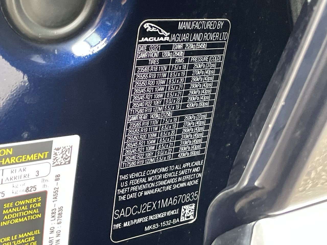 Thumbnail: 2021 Jaguar F-Pace - 34