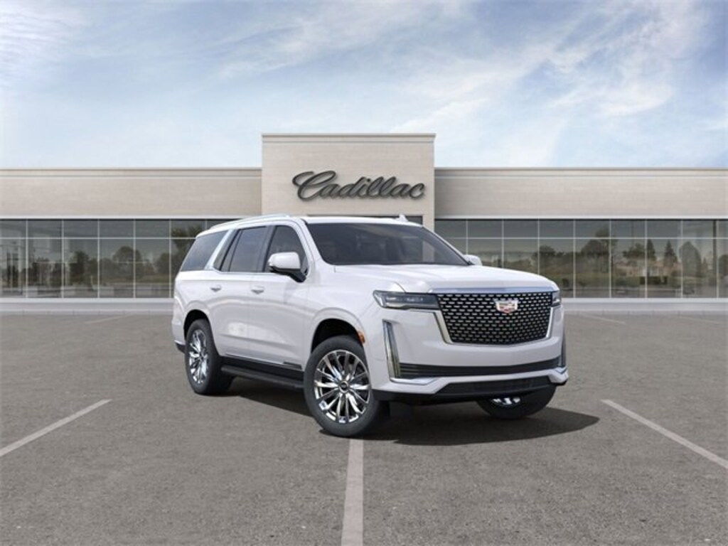 New 2024 CADILLAC Escalade SUV Premium Luxury Crystal White Tricoat For