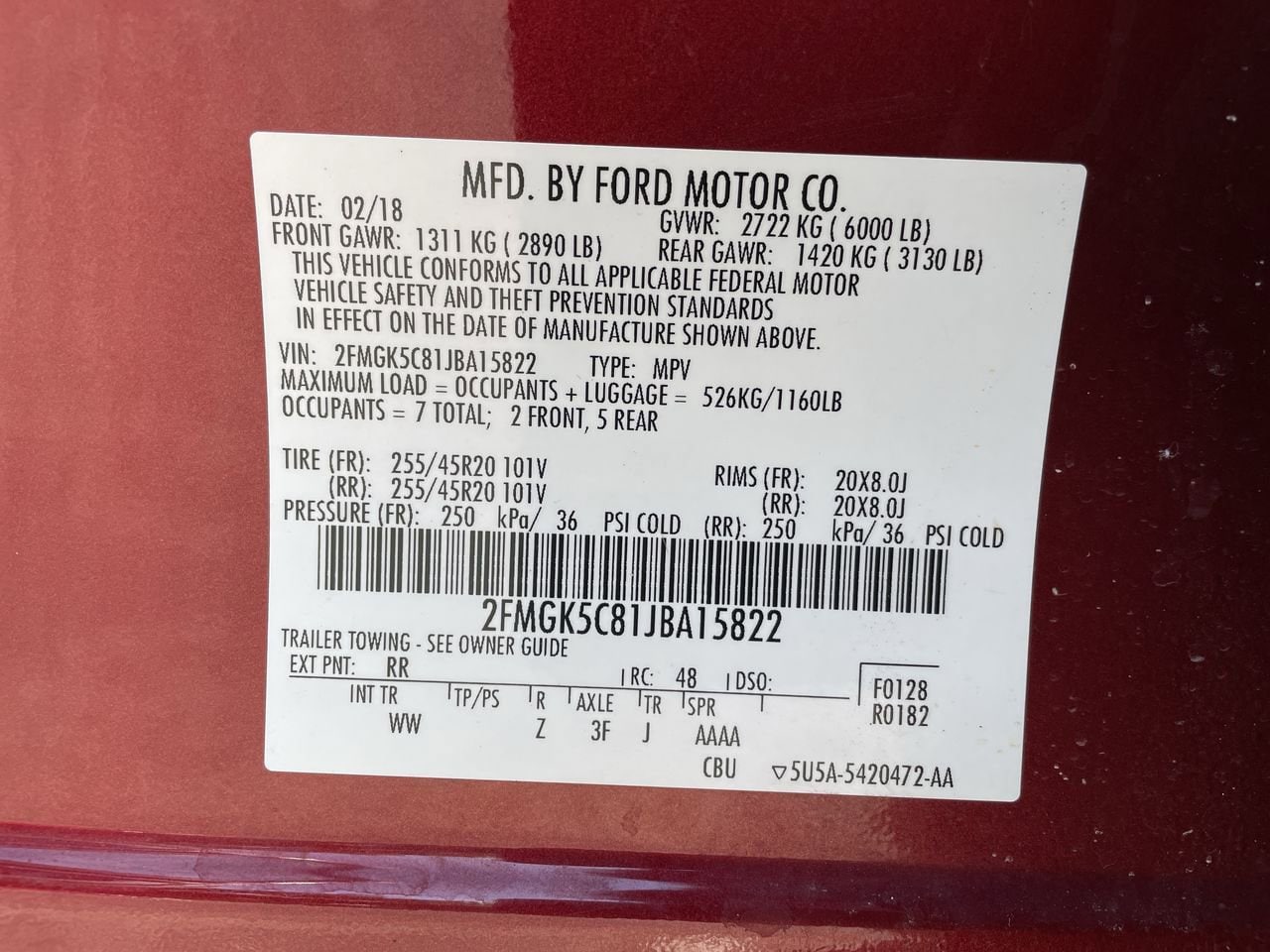 Thumbnail: 2018 Ford Flex - 31