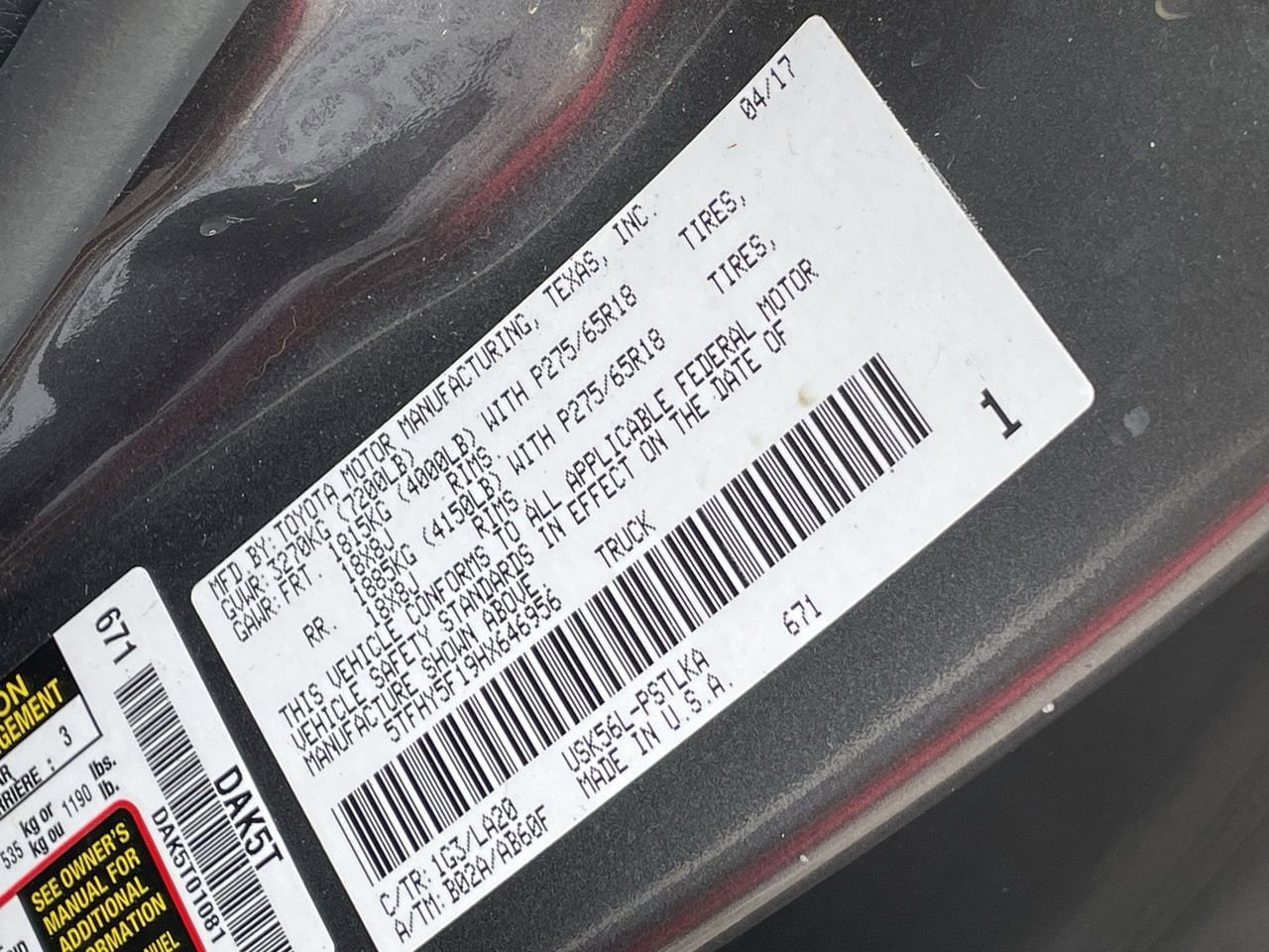 Thumbnail: 2017 Toyota Tundra - 34