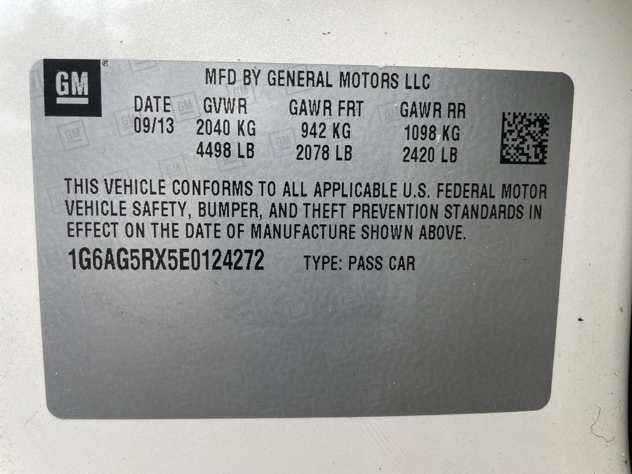 2014 Cadillac ATS Standard 32