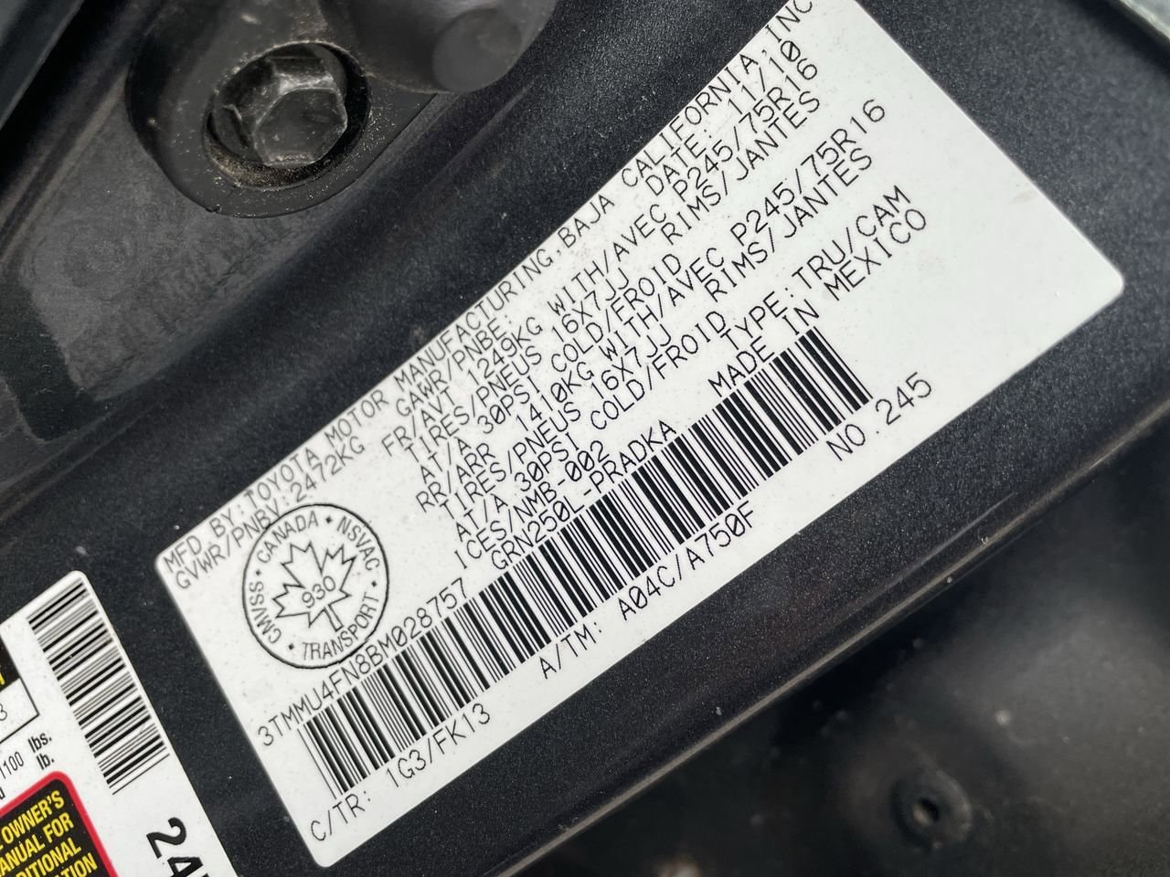 2011 Toyota Tacoma  29