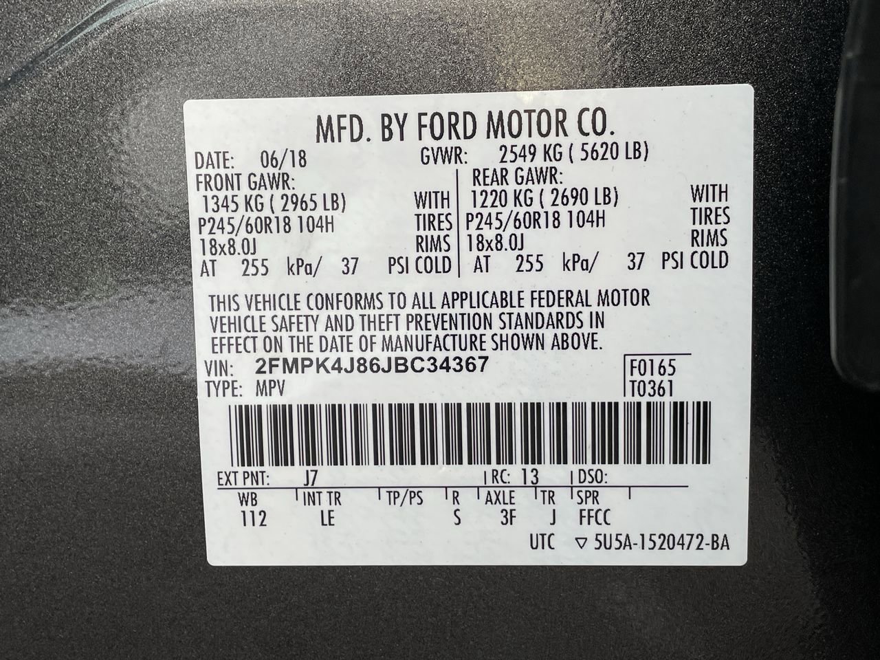 Thumbnail: 2018 Ford Edge - 34