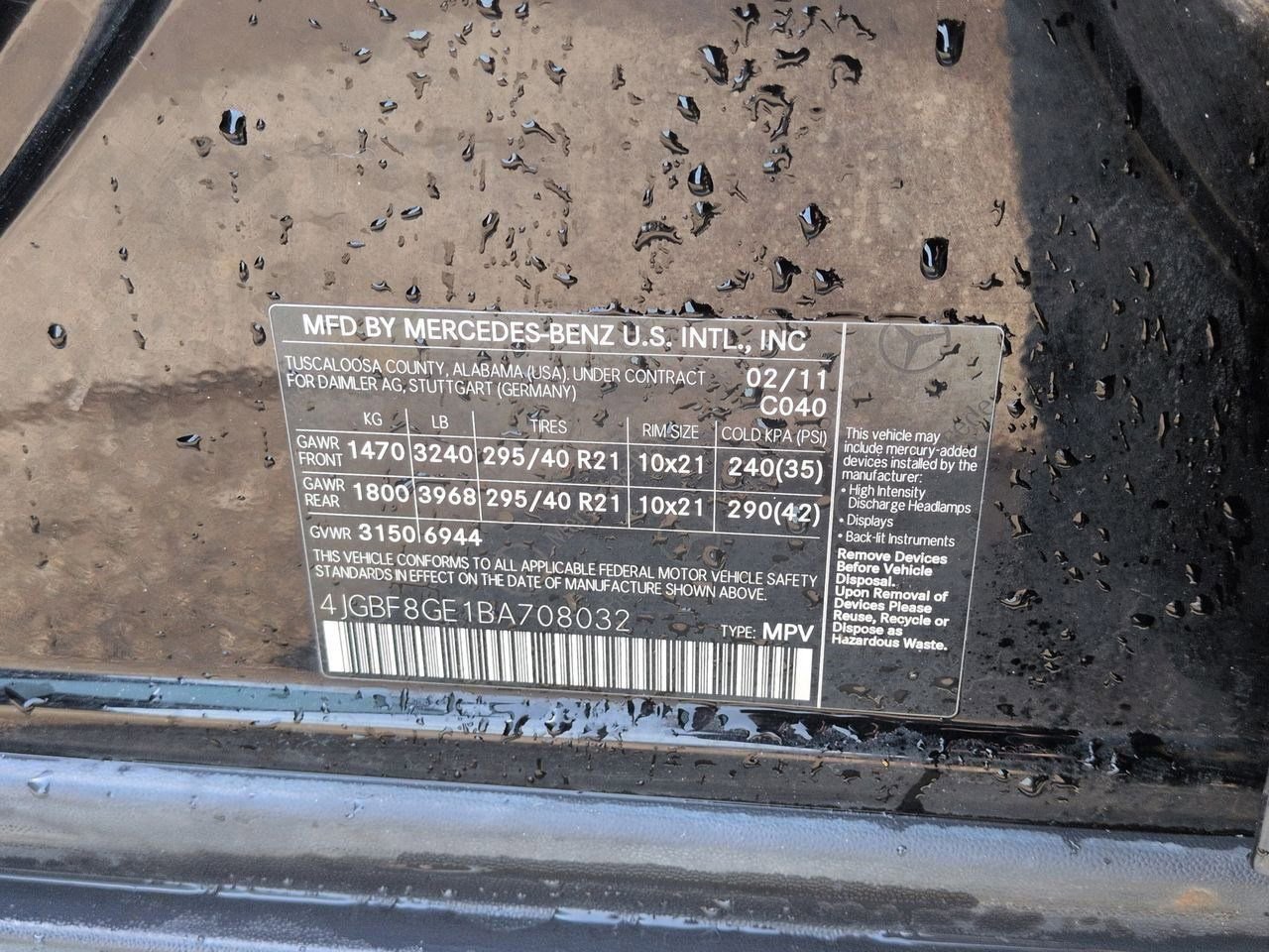 Thumbnail: 2011 Mercedes-Benz GL-Class - 39