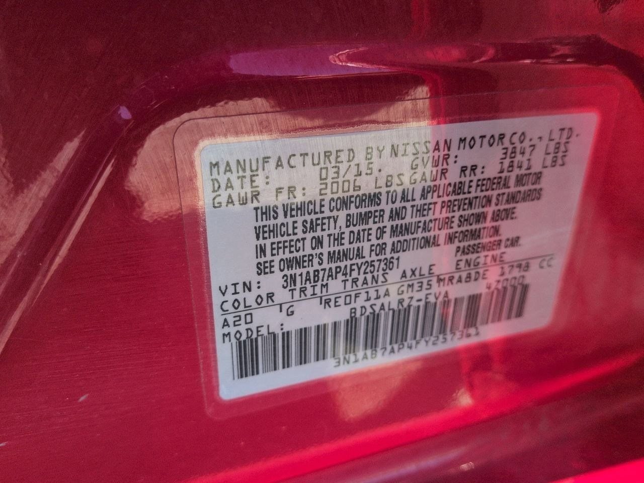 Thumbnail: 2015 Nissan Sentra - 35