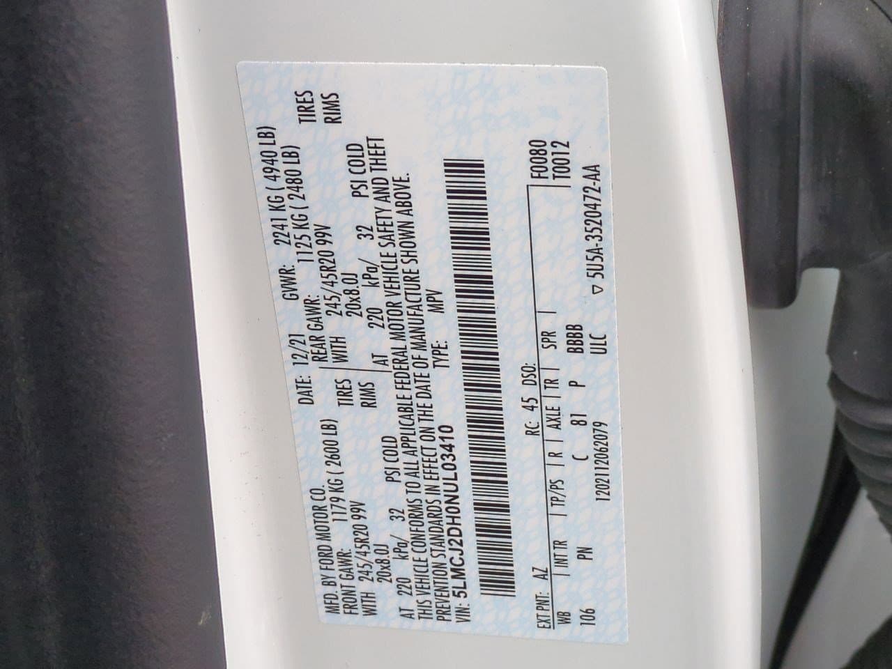 Thumbnail: 2022 Lincoln Corsair - 37